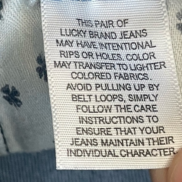 LUCKY Jeans 181 Relaxed Straight Blue Jeans Men’s Size 42. - Picture 11 of 16